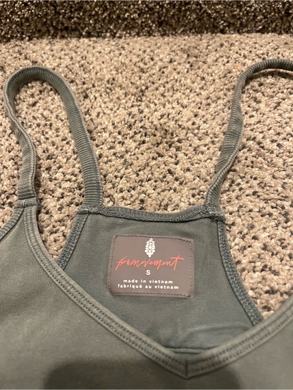 Free People Movement Hot Shot Onesie Sea Grass Green S - Picture 5 of 6